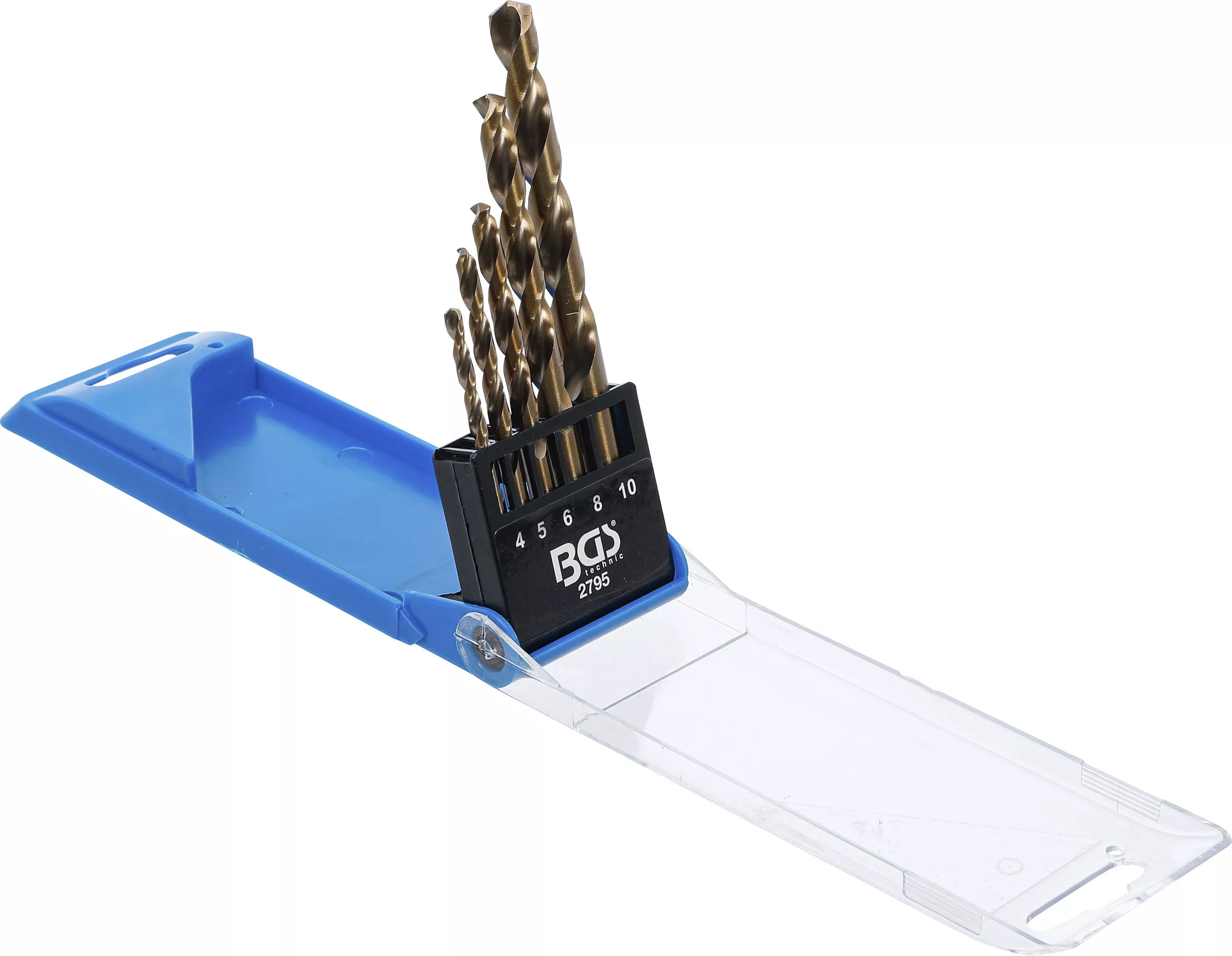 Spiralborr-sats | HSS | 4 - 10 mm | 5 delar