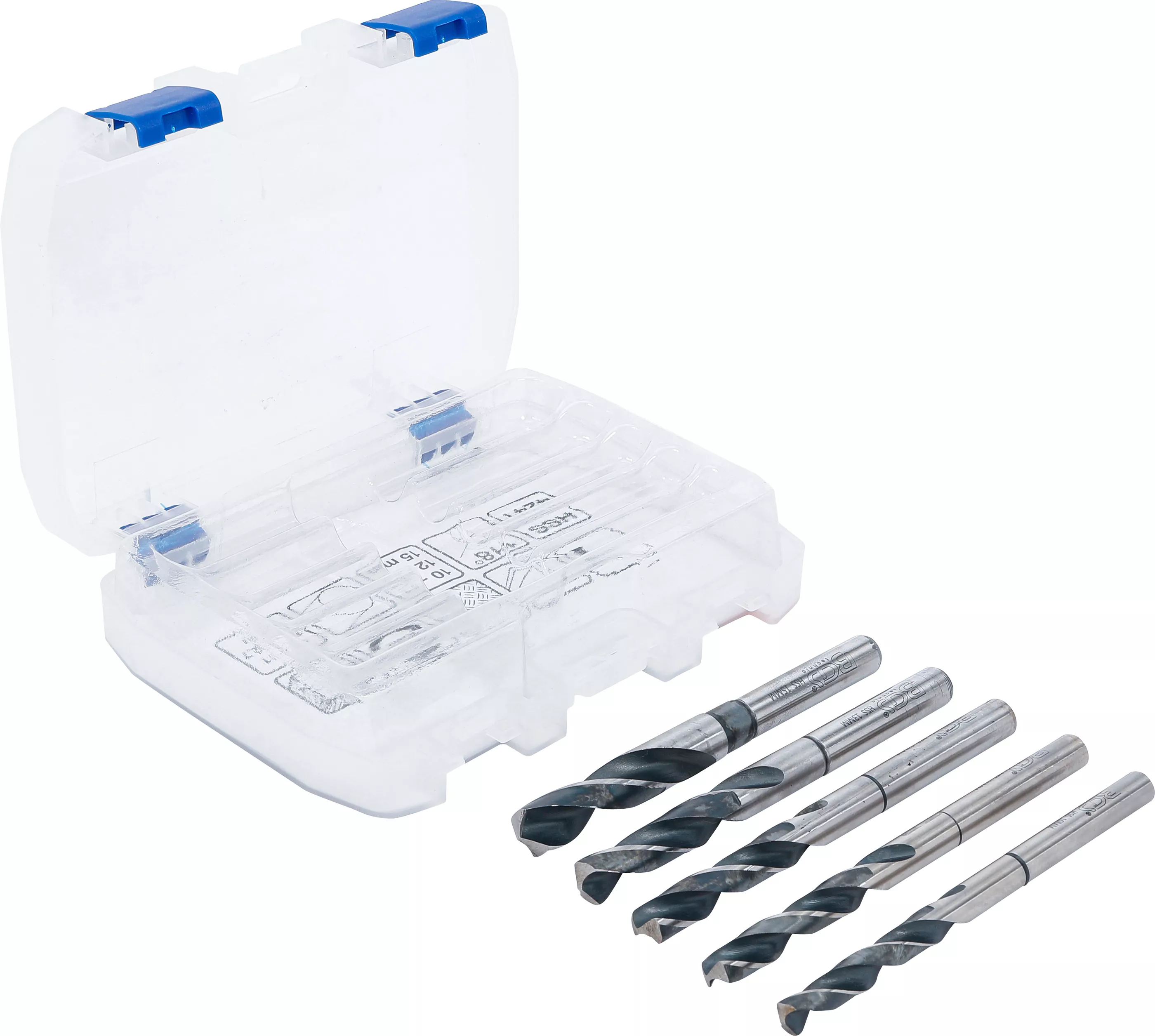 HSS-Borr-Sats | 10 - 11 - 12 - 13 - 15 mm | 5 delar