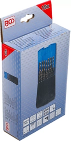 Spiralborr-sats | HSS-G M35 Koboltstål | 1 - 10 mm | 19 delar