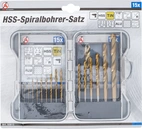 HSS-Spiralborr-sats | titan-nitrerat | 1,5 - 10 mm | 15 delar