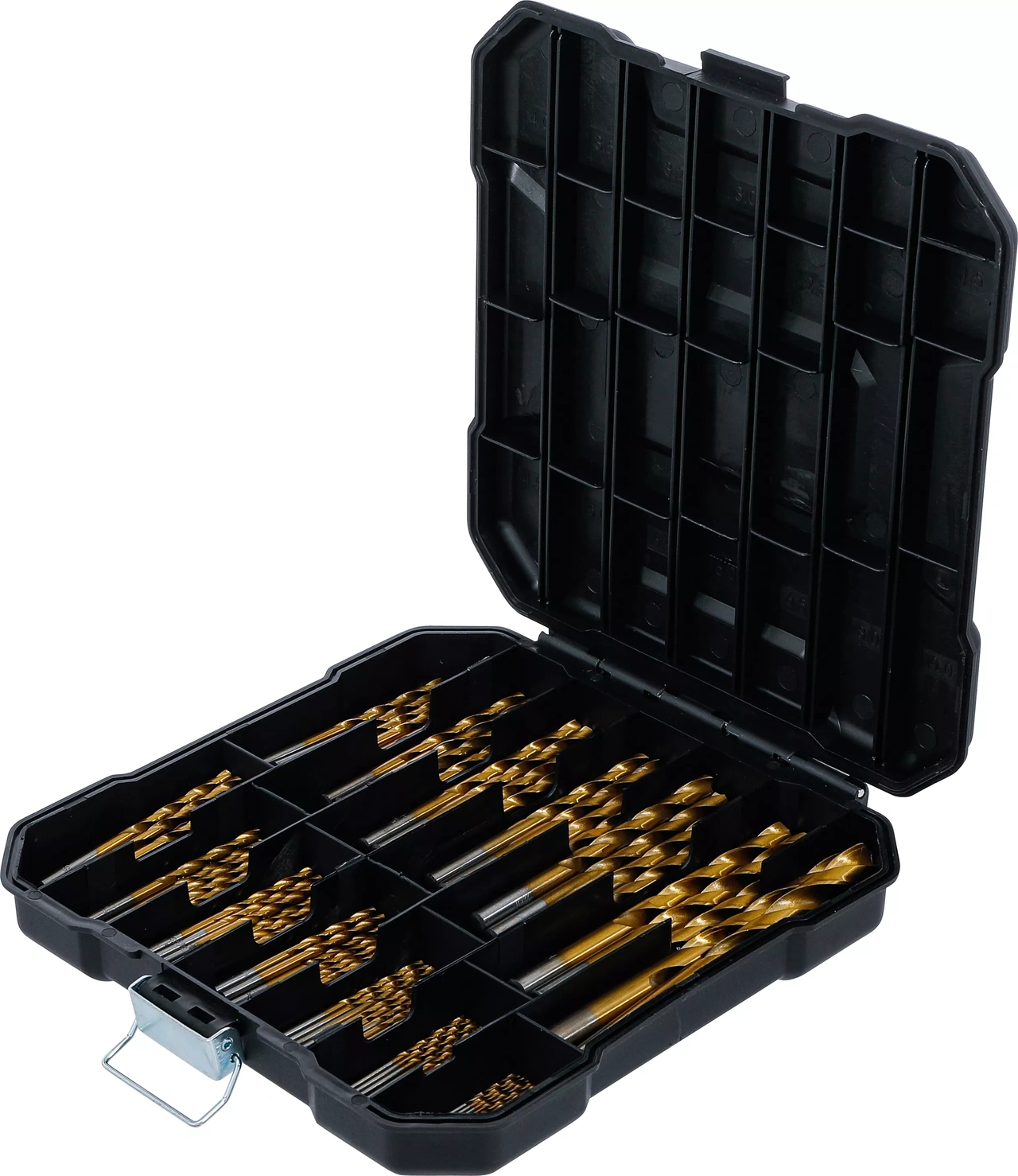 HSSE TiN spiralborrsats | 1,5 - 10 mm | 92 delar
