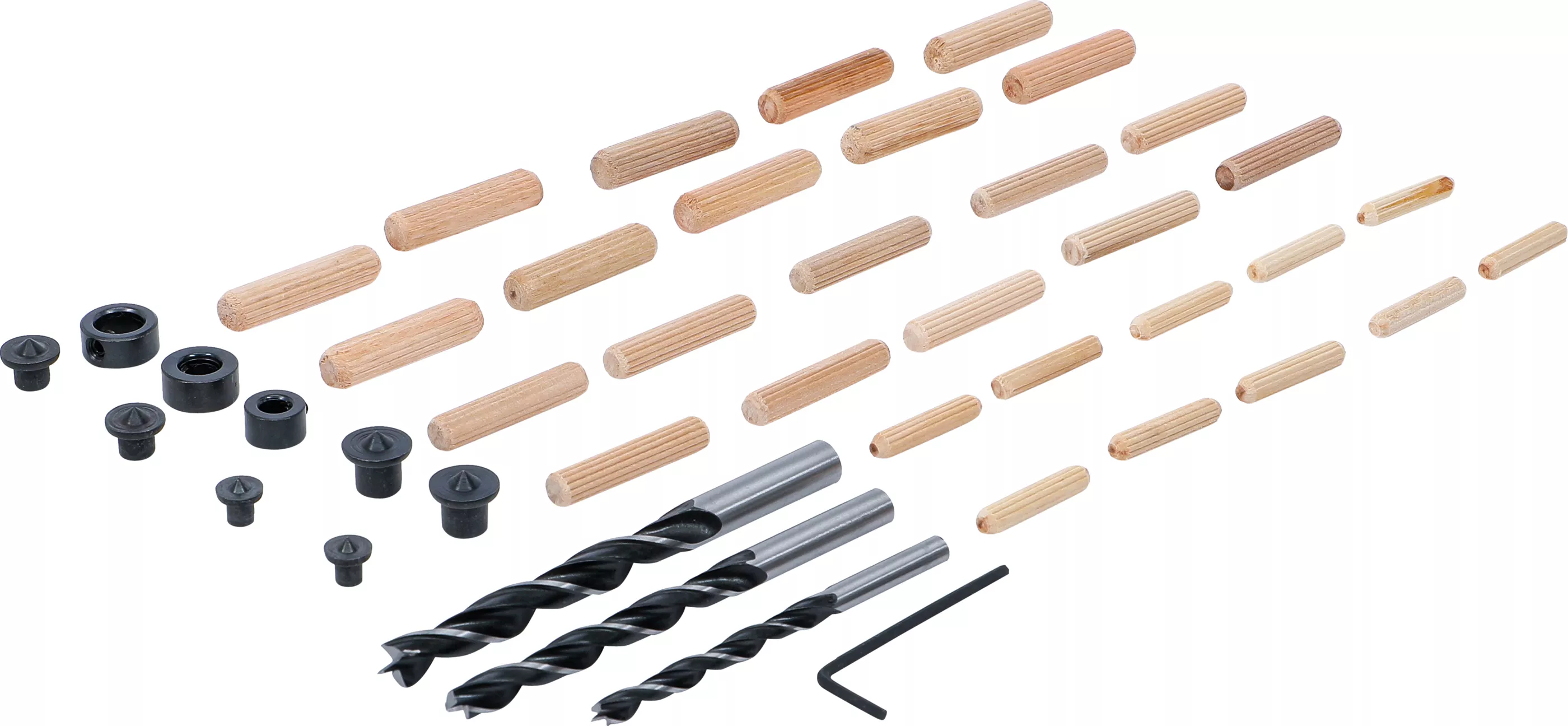 Träplugg-/borr-sats | 6 - 10 mm | 43 delar