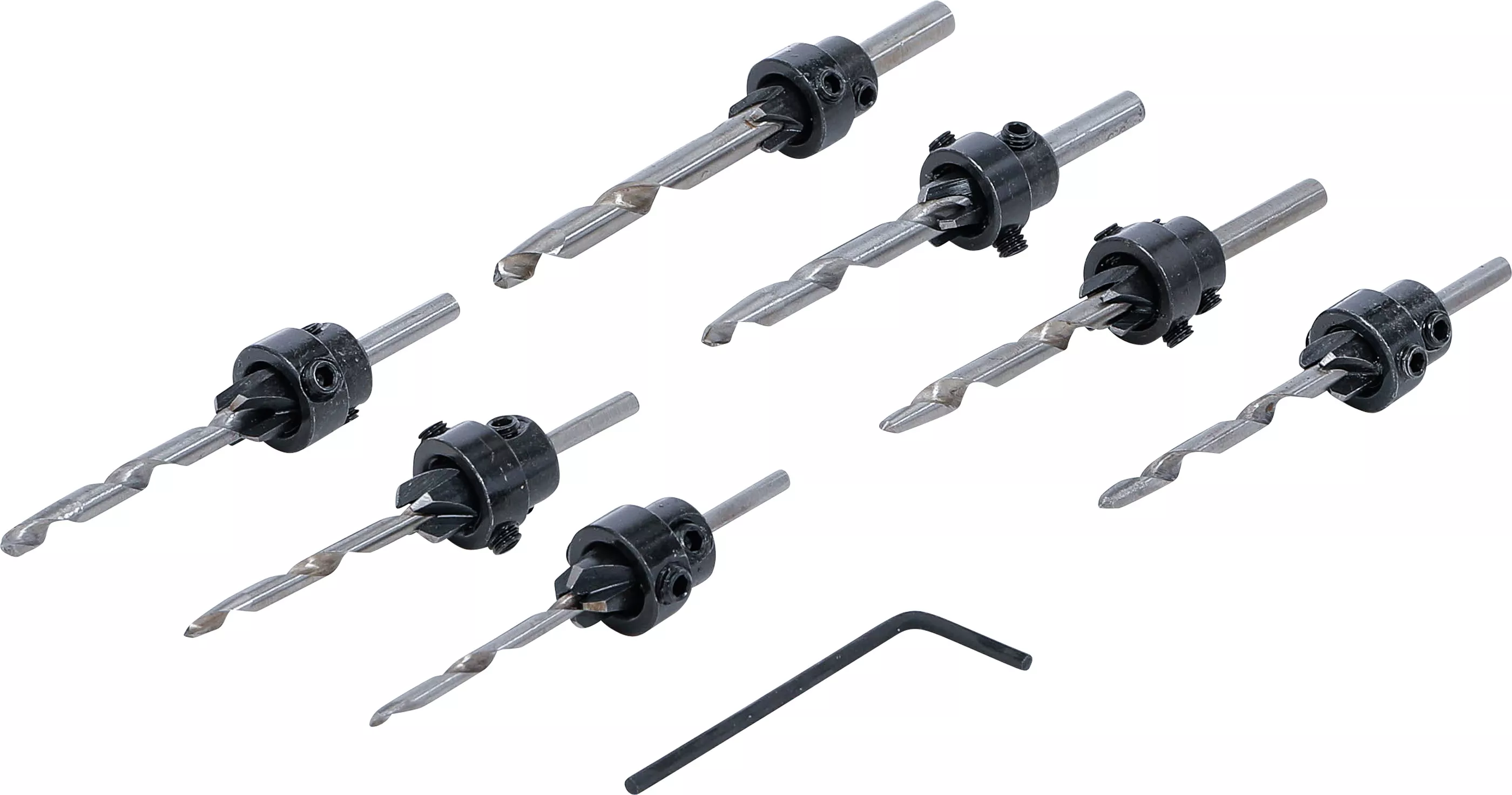 Försänkningsborr-sats | 8 delar