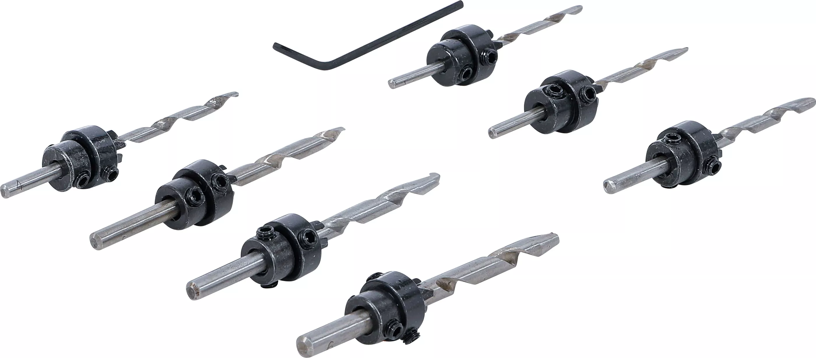 Försänkningsborr-sats | 8 delar