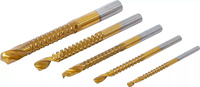 HSS-Fräsborrsats HSS TiN 3-8 mm 5-delar
