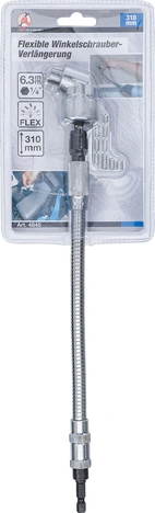 Flexibel Vinkelskruvdragare-förlängning | 6,3 mm (1/4") | 310 mm