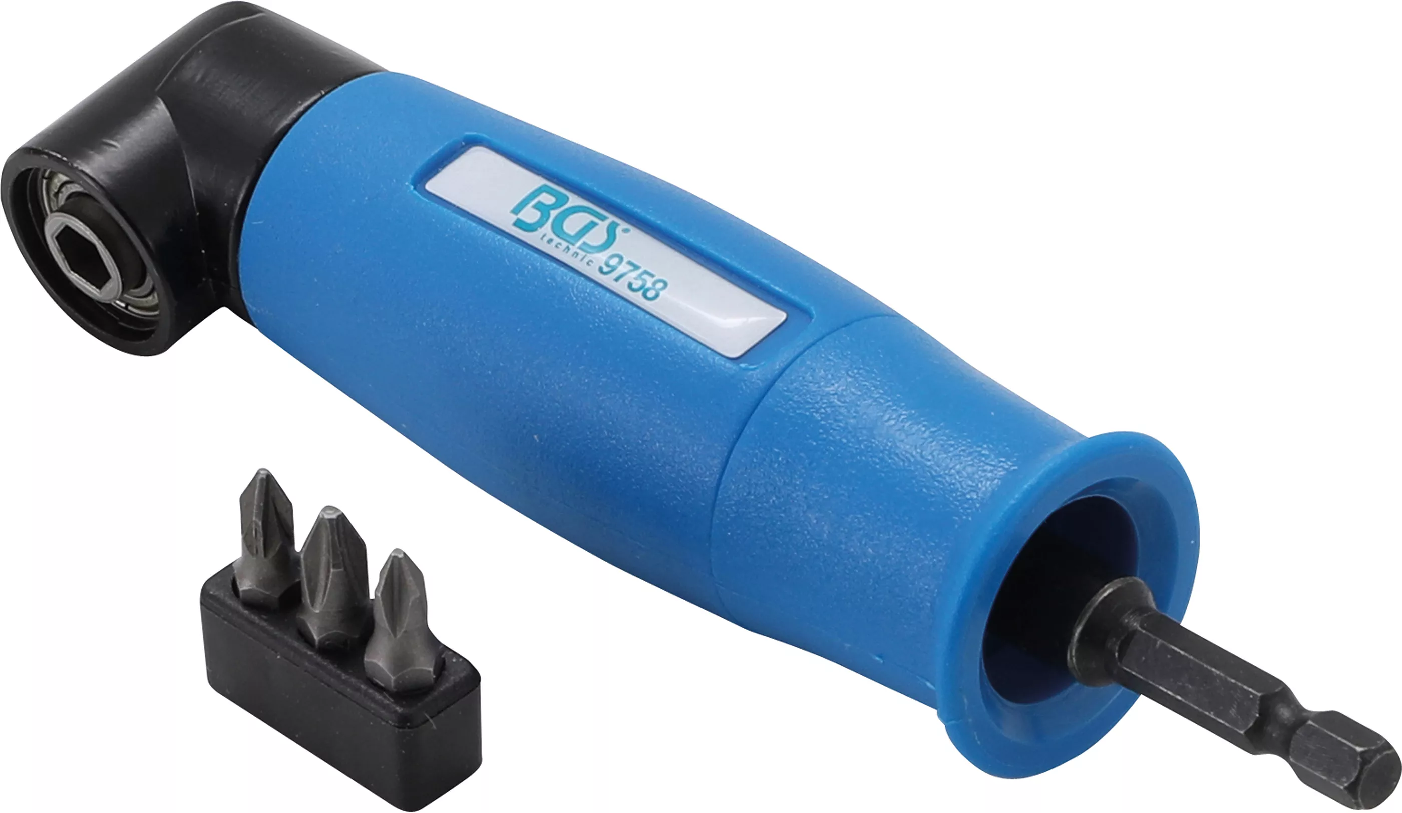 Vinkeadapter f. borrmaskin | Yttre sexkant 6,3 mm (1/4") | Inre sexkant 6,3 mm (1/4")