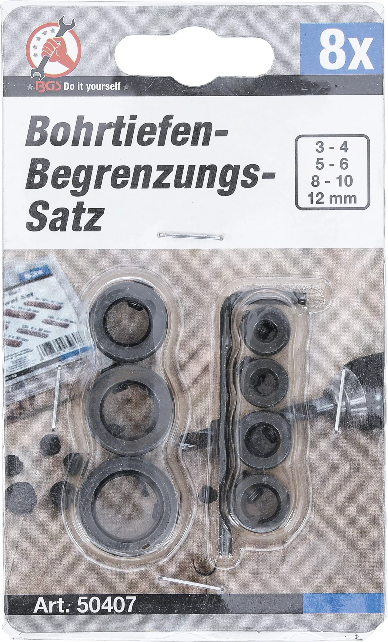 Borrdjup-Begränsare-sats | 8 delar