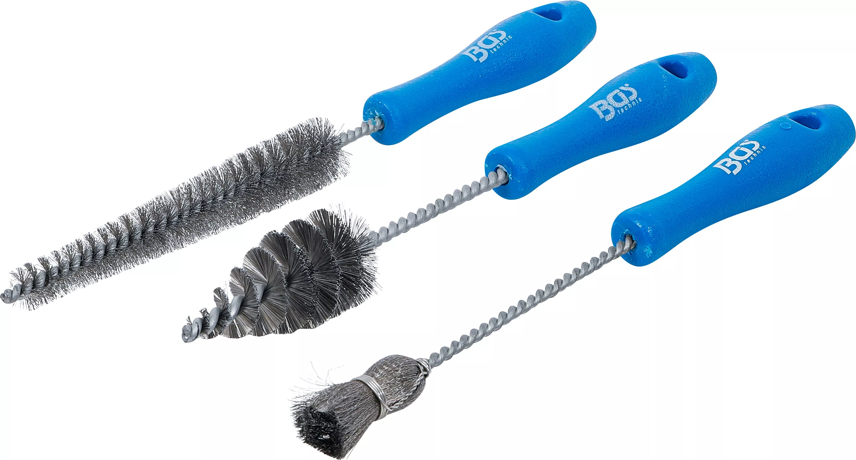 Diesel-insprutningsmunstycke rengöringsborsteset | 3 delar