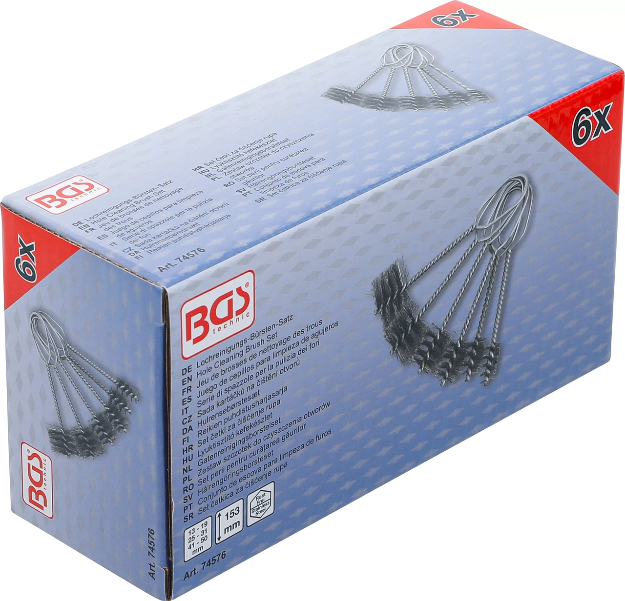 Hålrengöringsborsteset | 6 delar