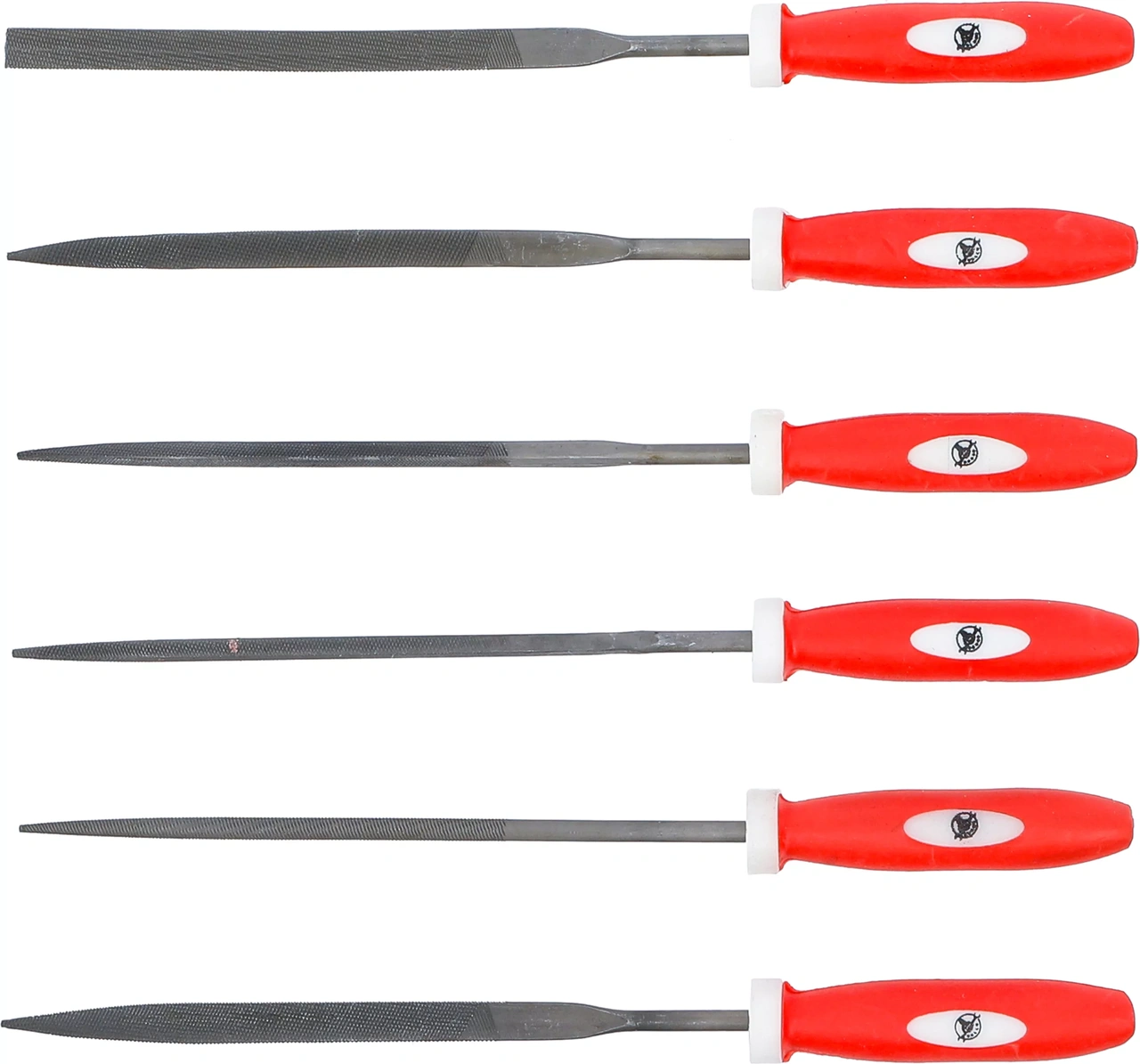 Nålfil-sats | 140 mm | 6 delar