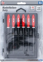 Nålfil-sats | 140 mm | 6 delar