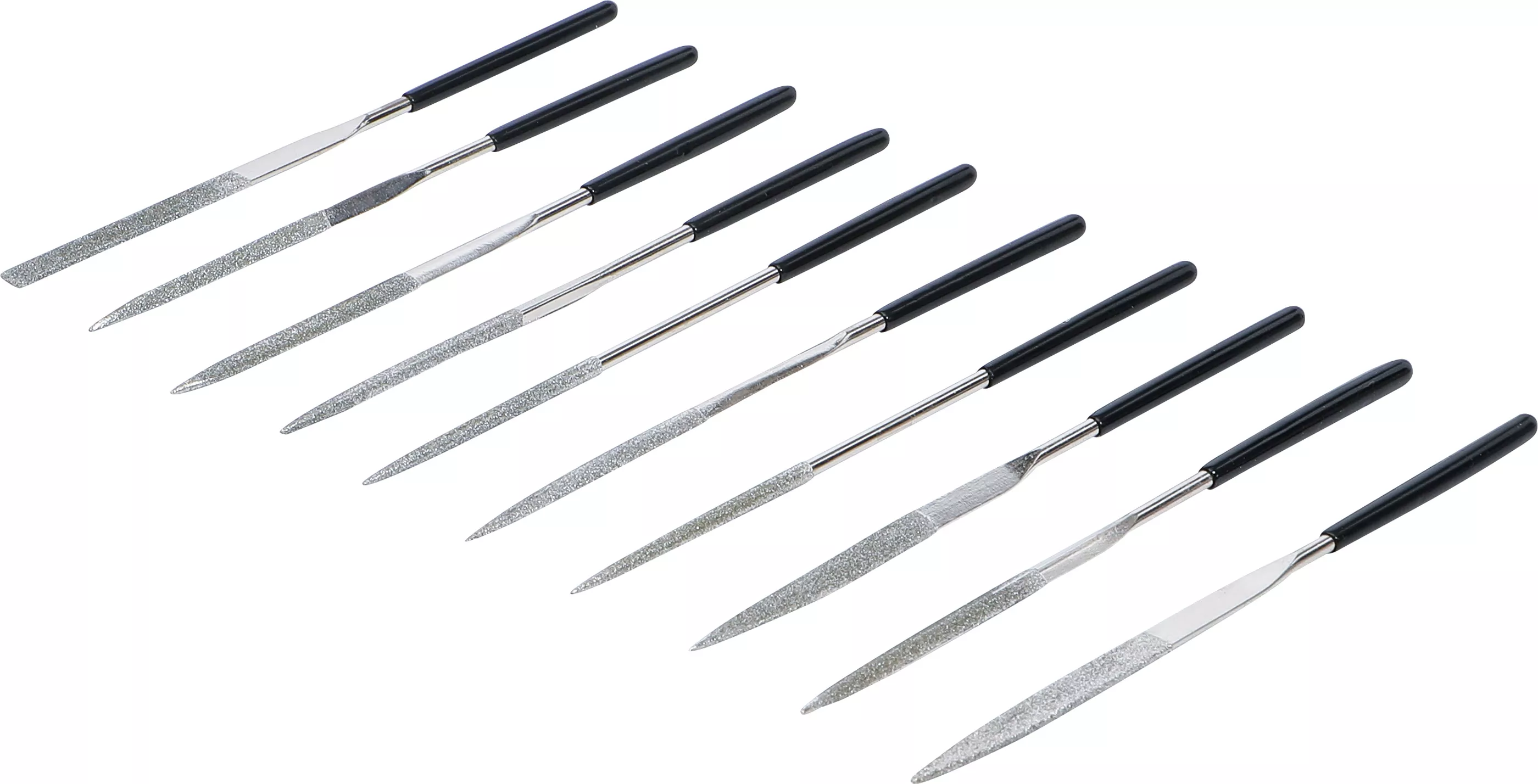 Diamantfil-sats | Rak | 140 x 3 mm | 10 delar