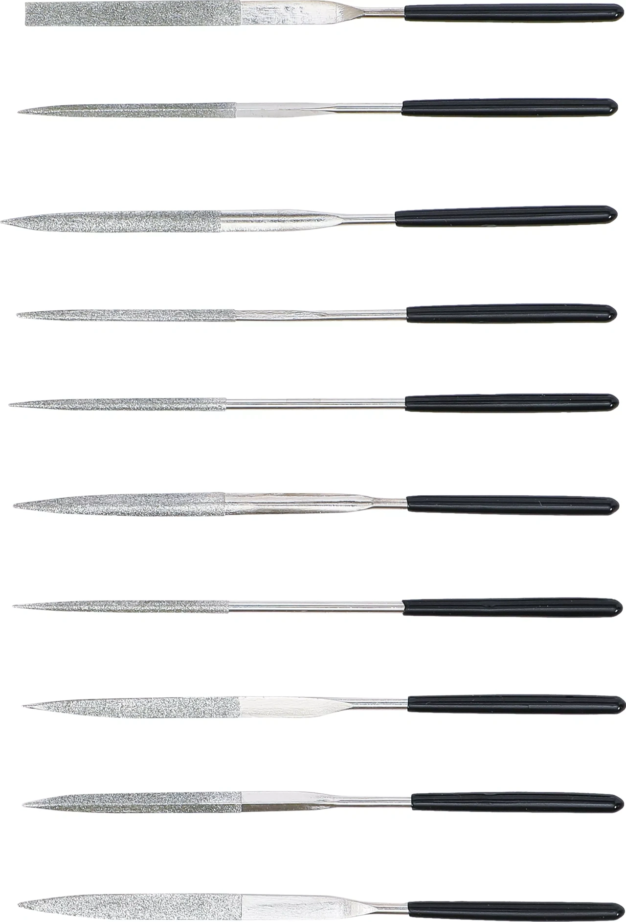 Diamantfil-sats | Rak | 140 x 3 mm | 10 delar