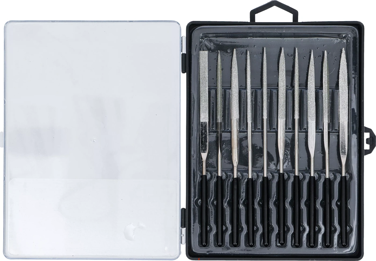 Diamantfil-sats | Rak | 140 x 3 mm | 10 delar