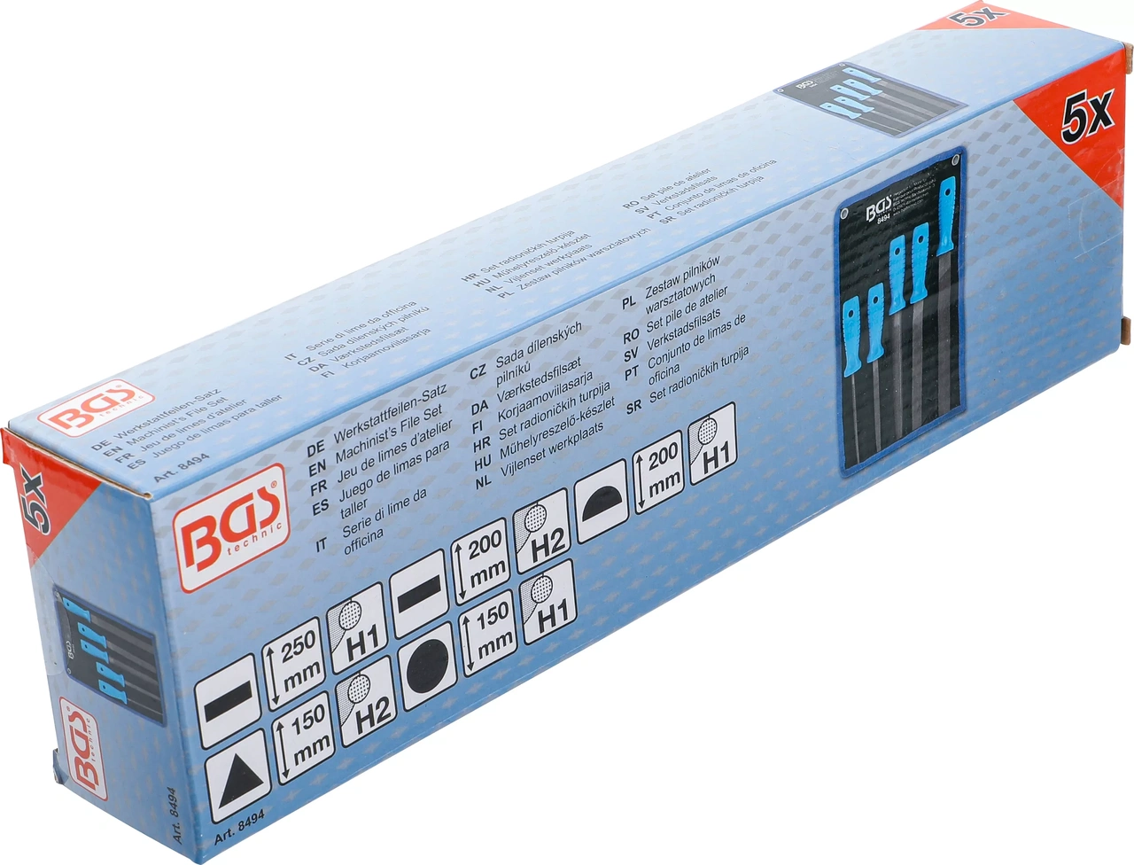 Verkstadsfilsats | 5 delar