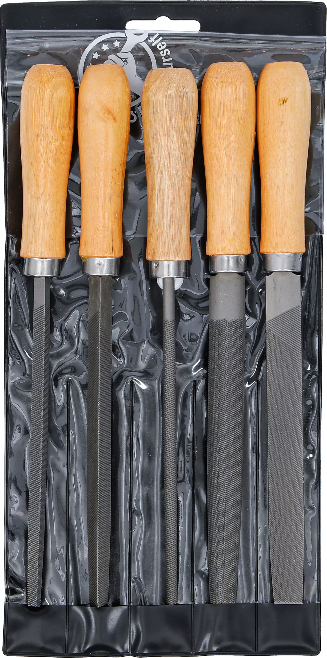 Fil-sats | Träfil | 150 mm | 5 delar