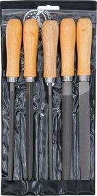 Fil-sats | Träfil | 150 mm | 5 delar