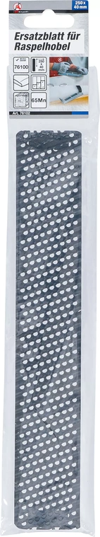Reservblad för rasp-hyvel | 250 x 40 mm