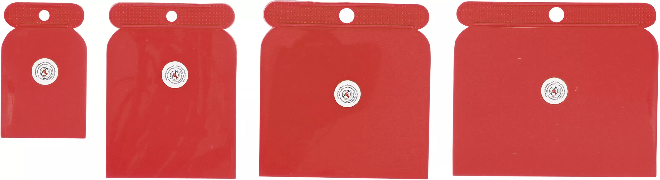 Japan-Spackel-sats | Plast | 50 / 80 / 100 / 120 mm | 4 delar