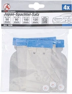 Japan-Spackel-sats | Fjäderstålband | 50 / 80 / 100 / 120 mm | 4 delar