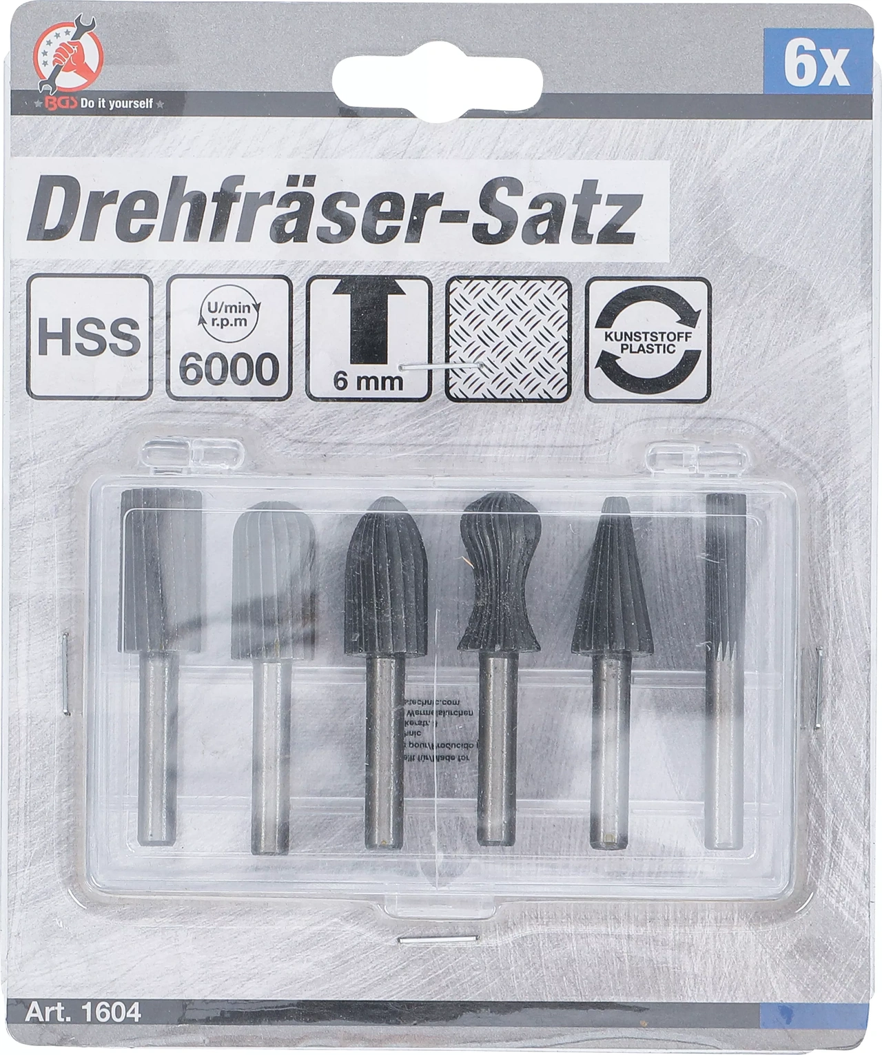 Fräsborr-sats | 6 delar