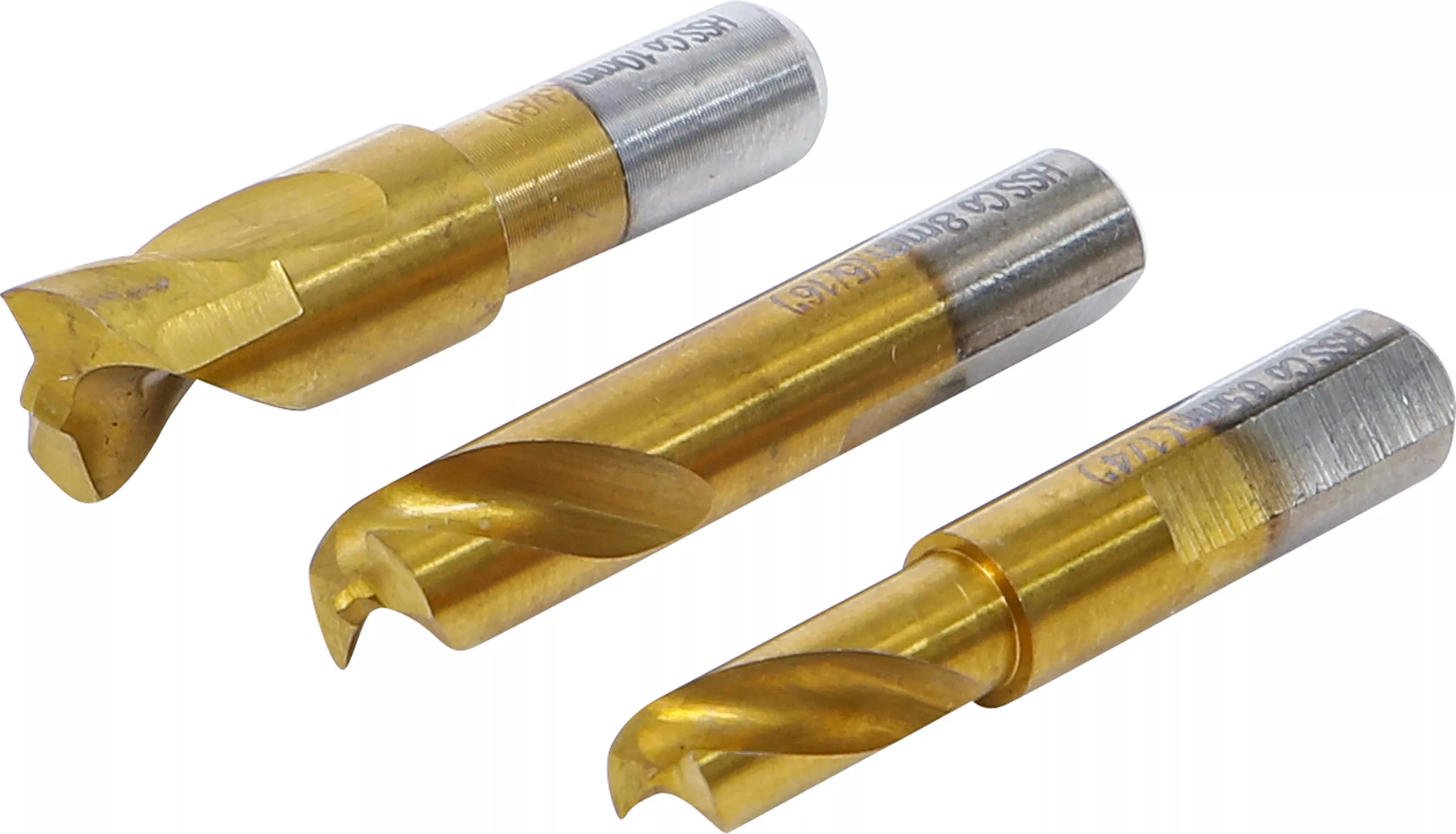 Sats för svetspunktsborr/-fräs | 5 % Kobolt-Stål | 3 delar