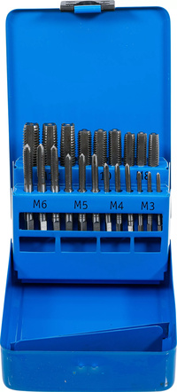 Gängverktyg-sats | M3 - M12 | 21 delar