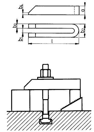 Spännjärn gaffel fasad DIN 6315B 11x100mm