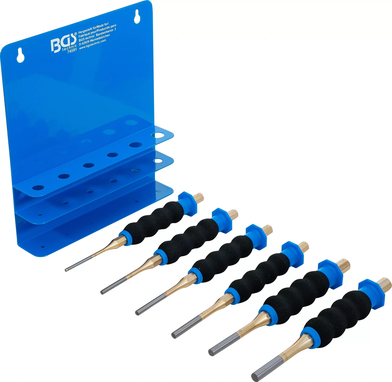 Sprintutdrivare-sats | med handskydd | 180 mm | 3 - 8 mm | 6 delar