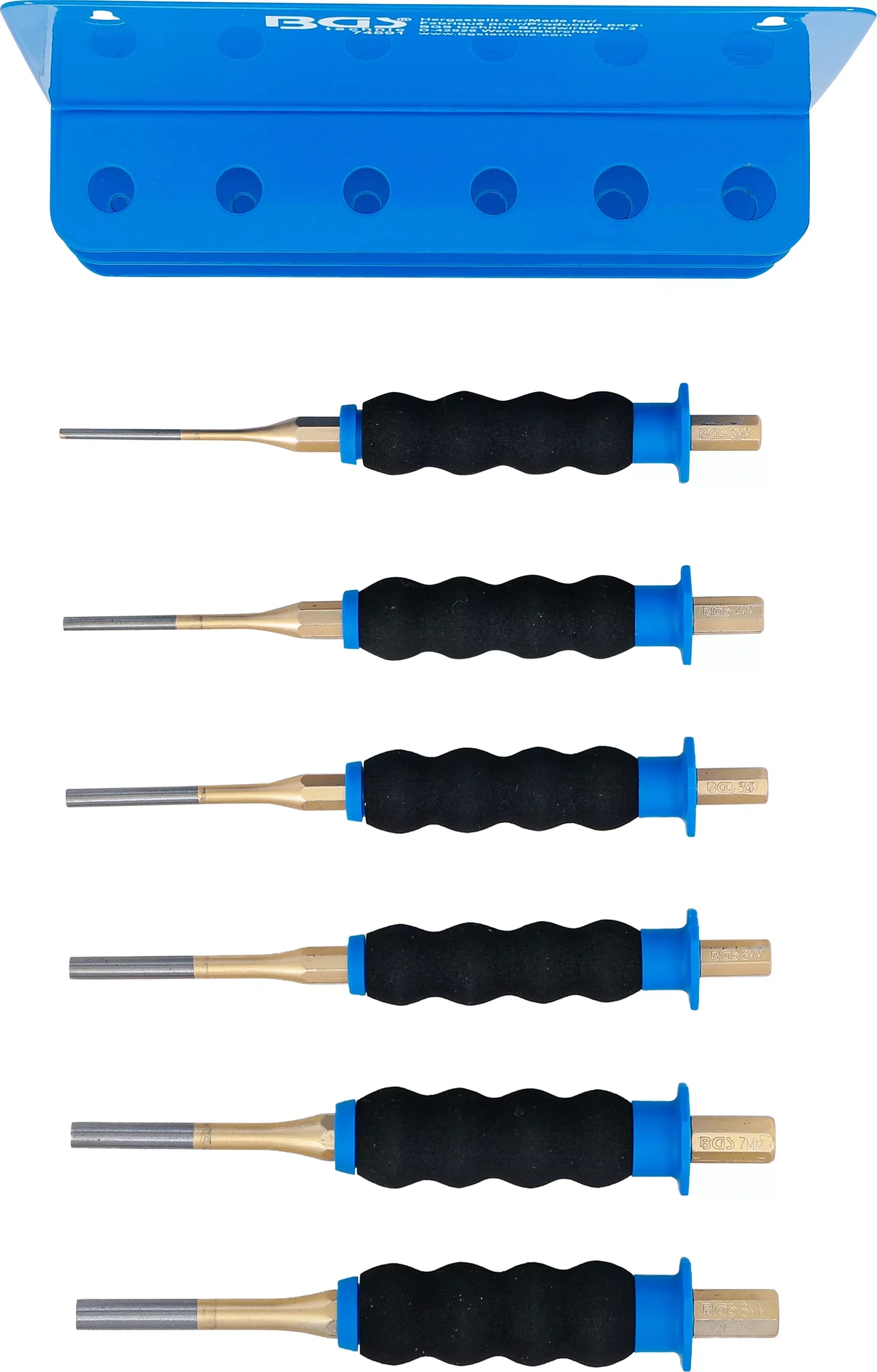 Sprintutdrivare-sats | med handskydd | 180 mm | 3 - 8 mm | 6 delar
