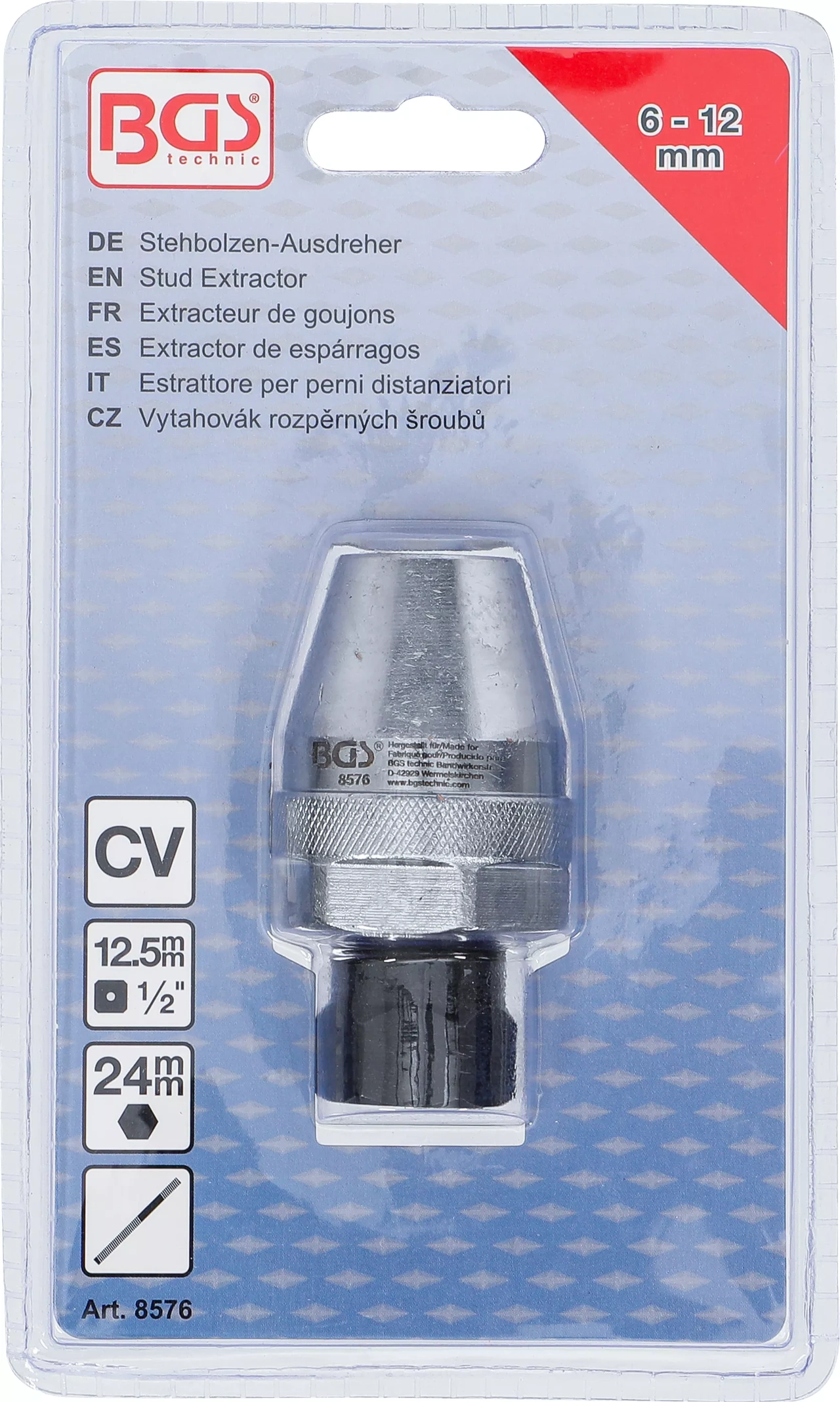 Pinnbultar-Utdrivare | 6 - 12 mm