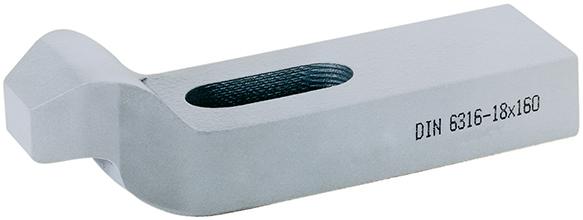 Spännjärn böjt DIN 6316 14x125mm