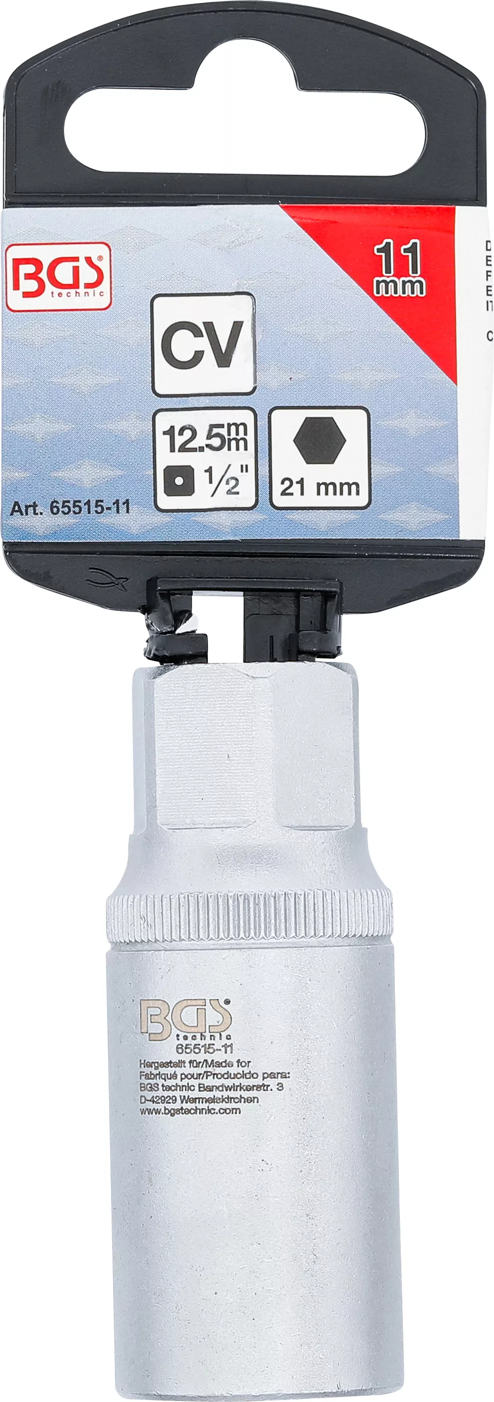 Pinnbultar-Utdrivare | 12,5 mm (1/2") | 11 mm