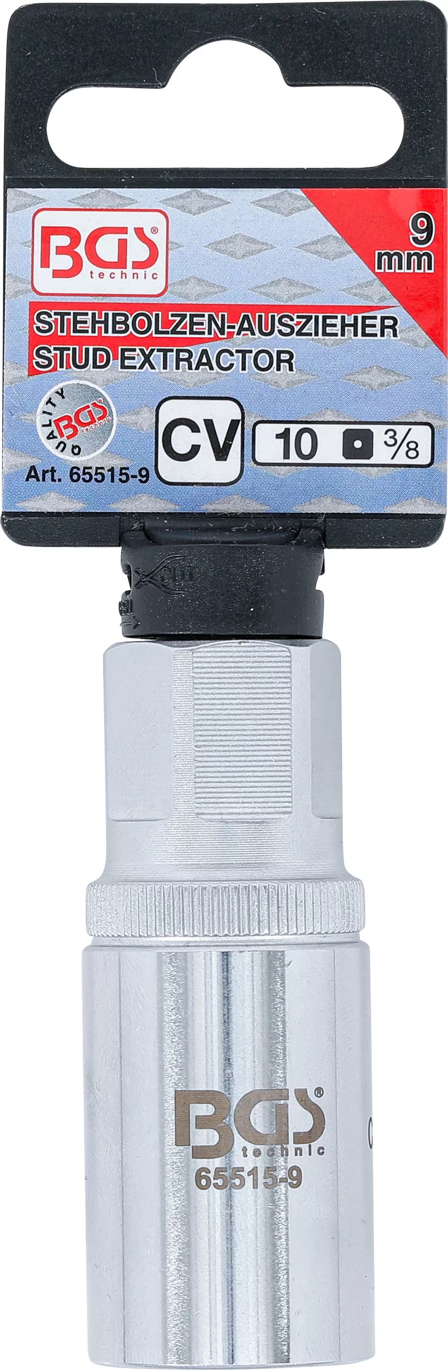 Pinnbultar-Utdrivare | 12,5 mm (1/2") | 9 mm