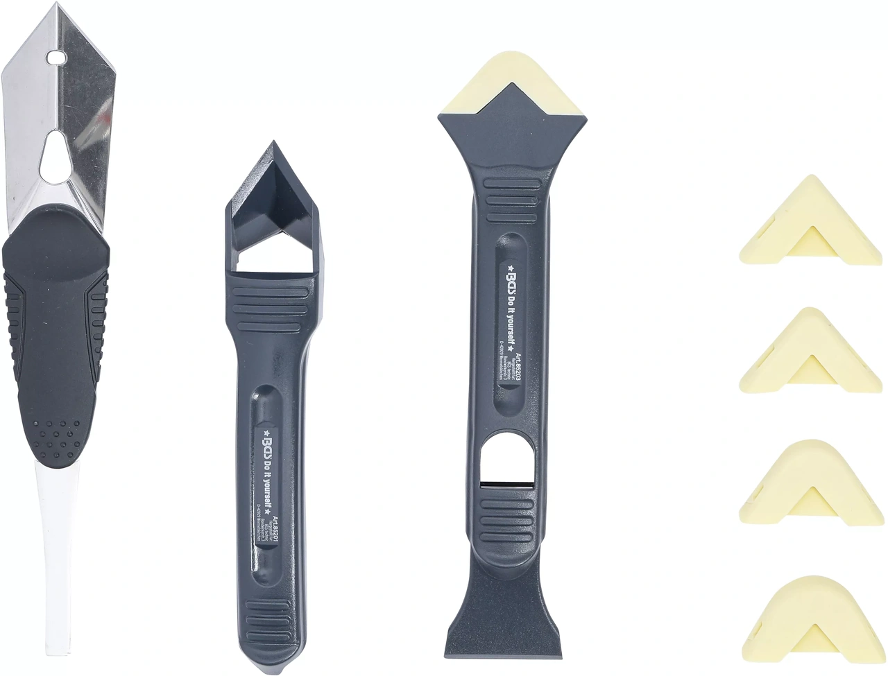 Silikon-Fogborttagare och spackel-sats | 8 delar