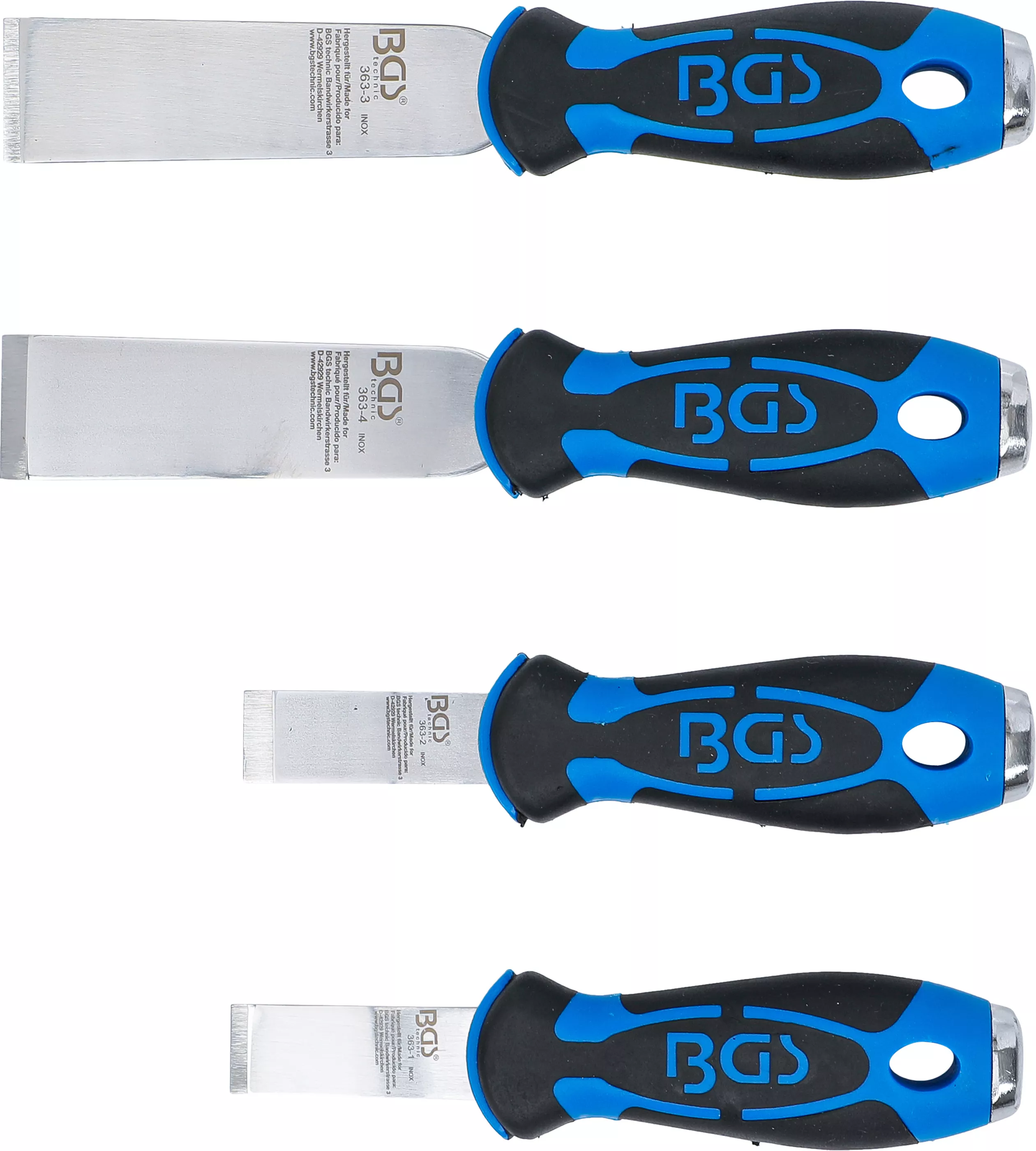 Universal-Skrapor-sats | 4 delar