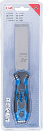 Skrapa | Rostfri | Robust 2-komponents gummihandtag med hål