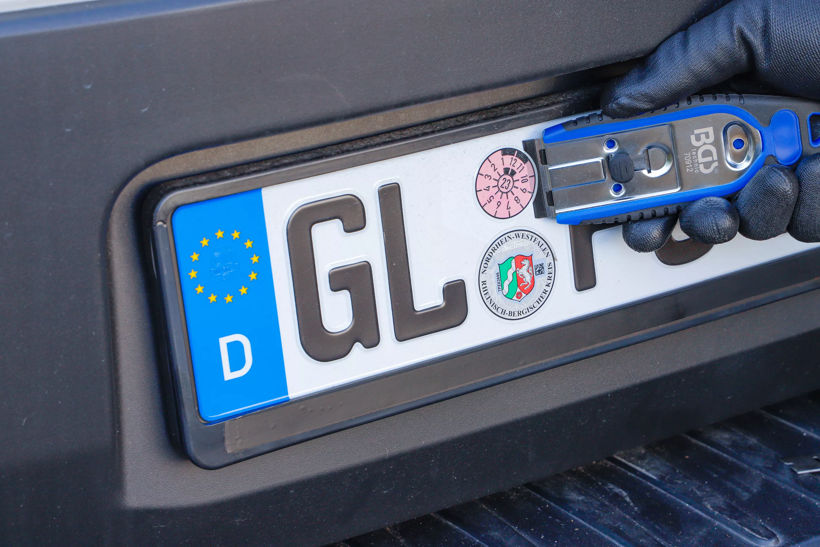 Dekalskrapa | 40 mm | med 6 blad av plast