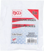 Reserv-Skrapblad för BGS 364 | 0,6 x 12 mm | 5 delar