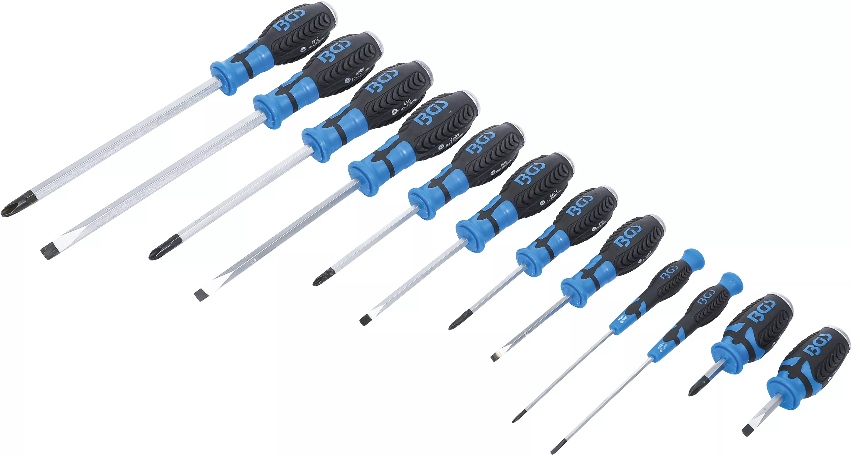 Skruvmejsel-sats | 6,3 mm (1/4") | 12 delar