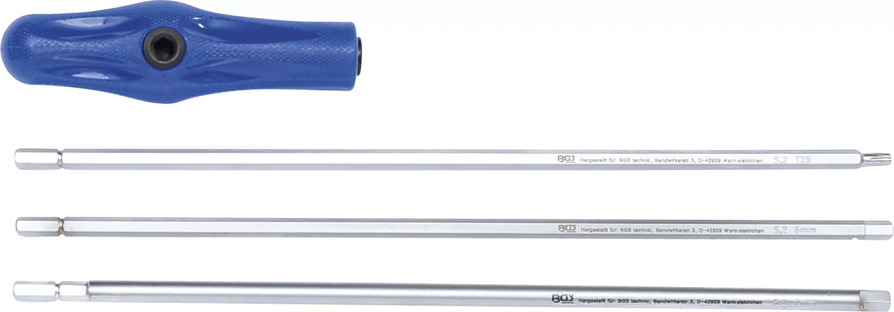 Special-Skruvmejsel-sats | T-Profil (för Torx) / Inre sexkant | 4 delar