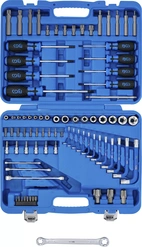 Verktygsortiment | 6,3 mm (1/4") + 12,5 mm (1/2") | E-Profil / T-Profil (för Torx) | 84 delar