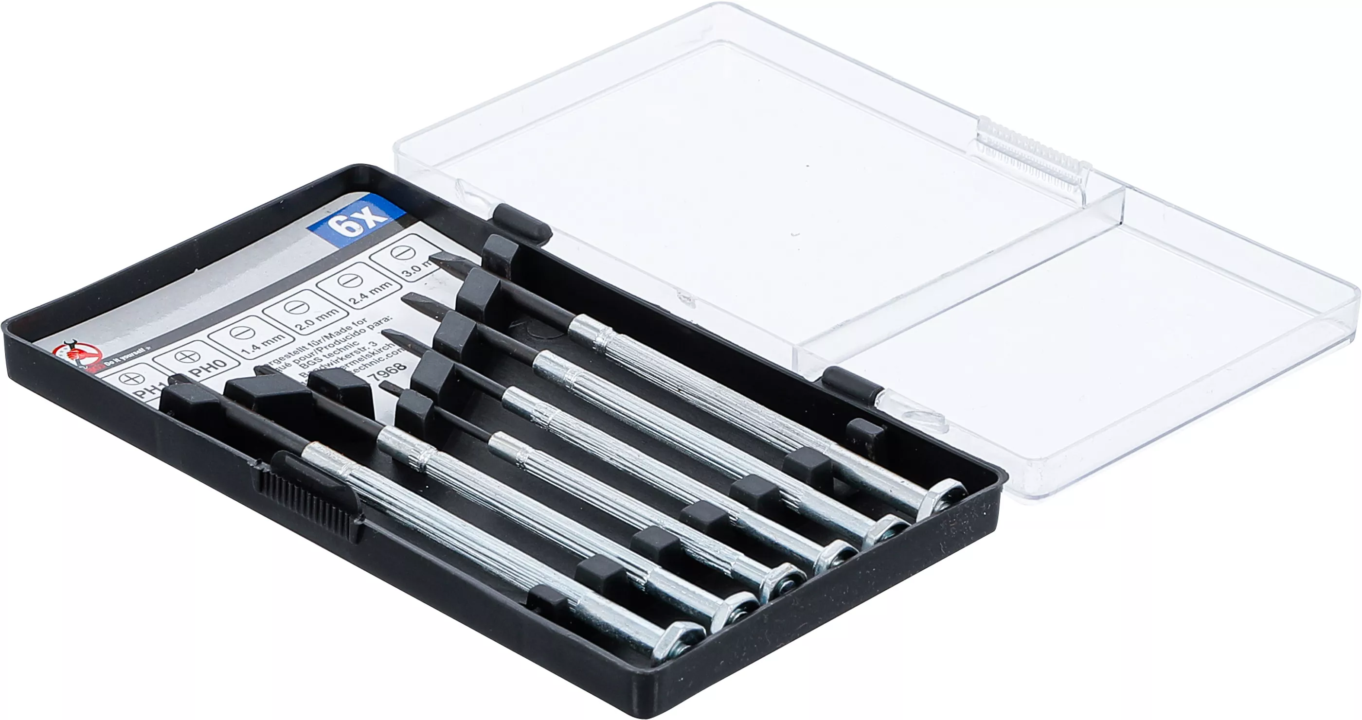 Finmekaniker-skruvmejselsats | 6 delar