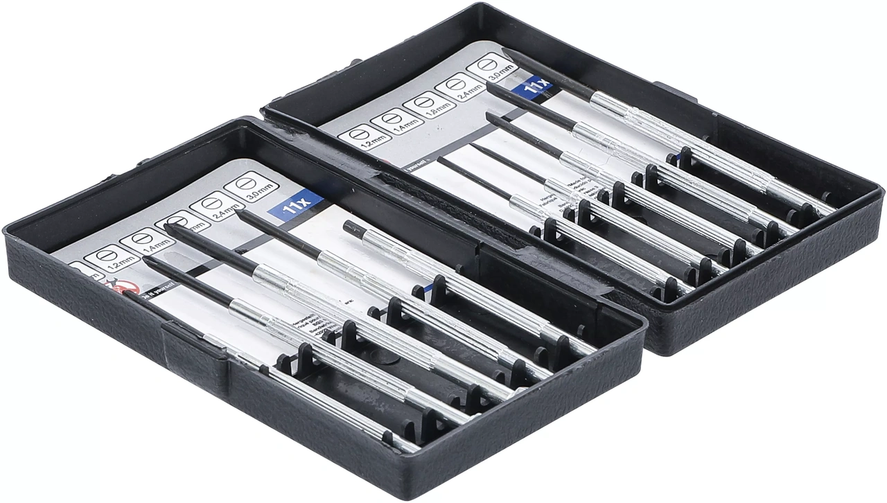 Finmekaniker-skruvmejselsats | 11 delar