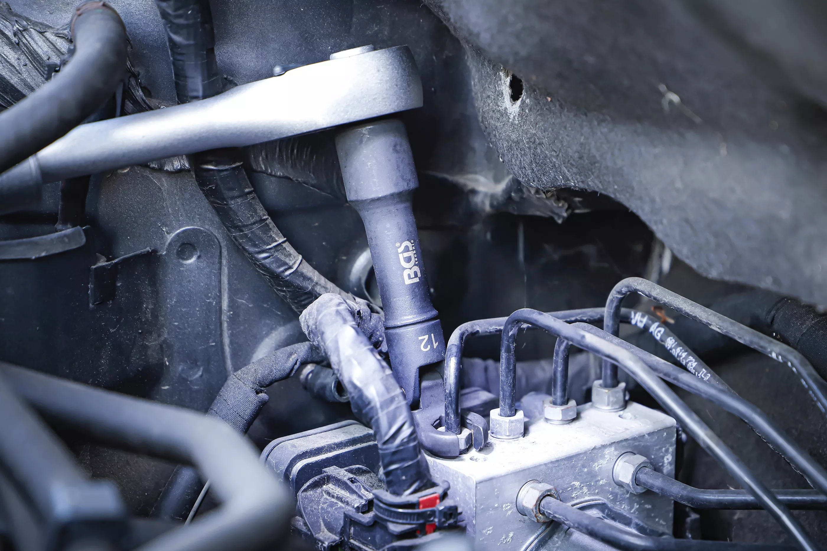 Kråkfotsnyckel-sats | 10 mm (3/8") | med led | 6 delar