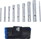 Rörhylsa-sats | 6 x 7 - 20 x 22 mm | 9 delar