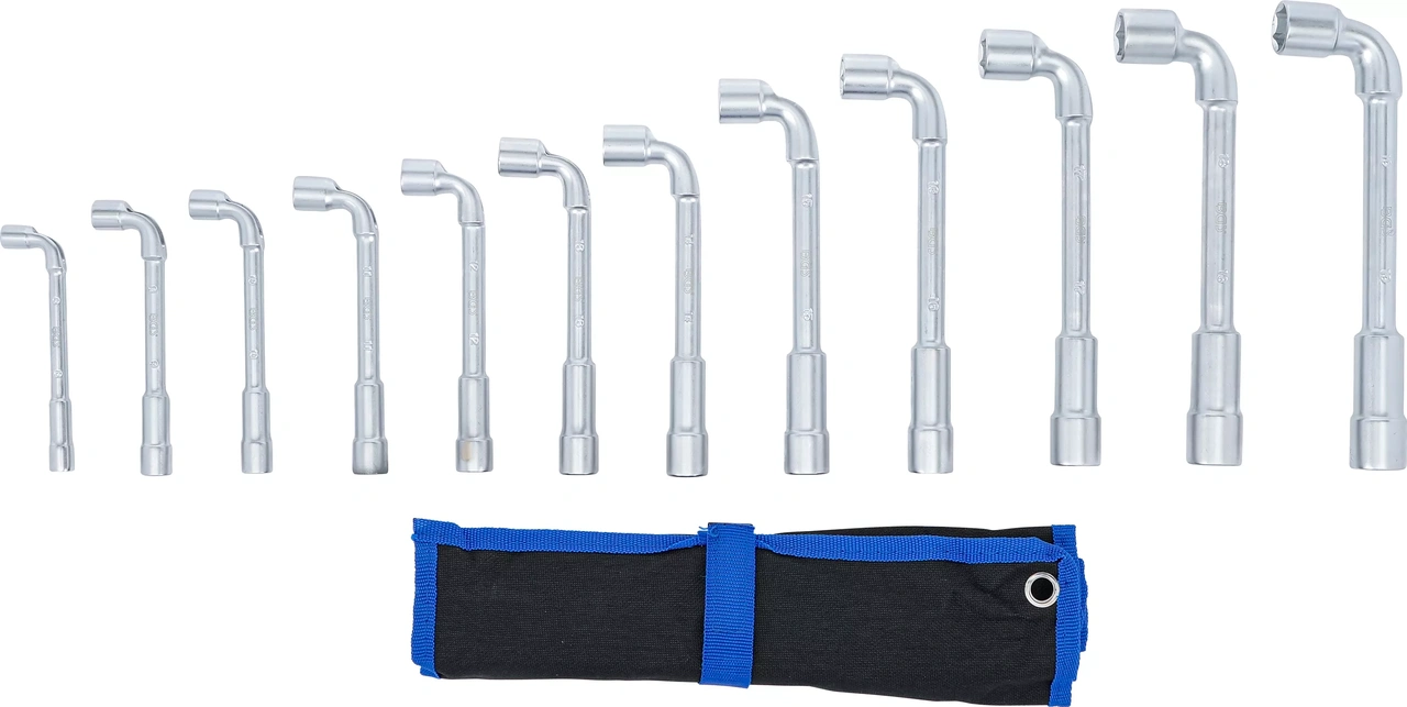 Vinklad-Hylsnyckel-sats | 8 - 19 mm | 12 delar