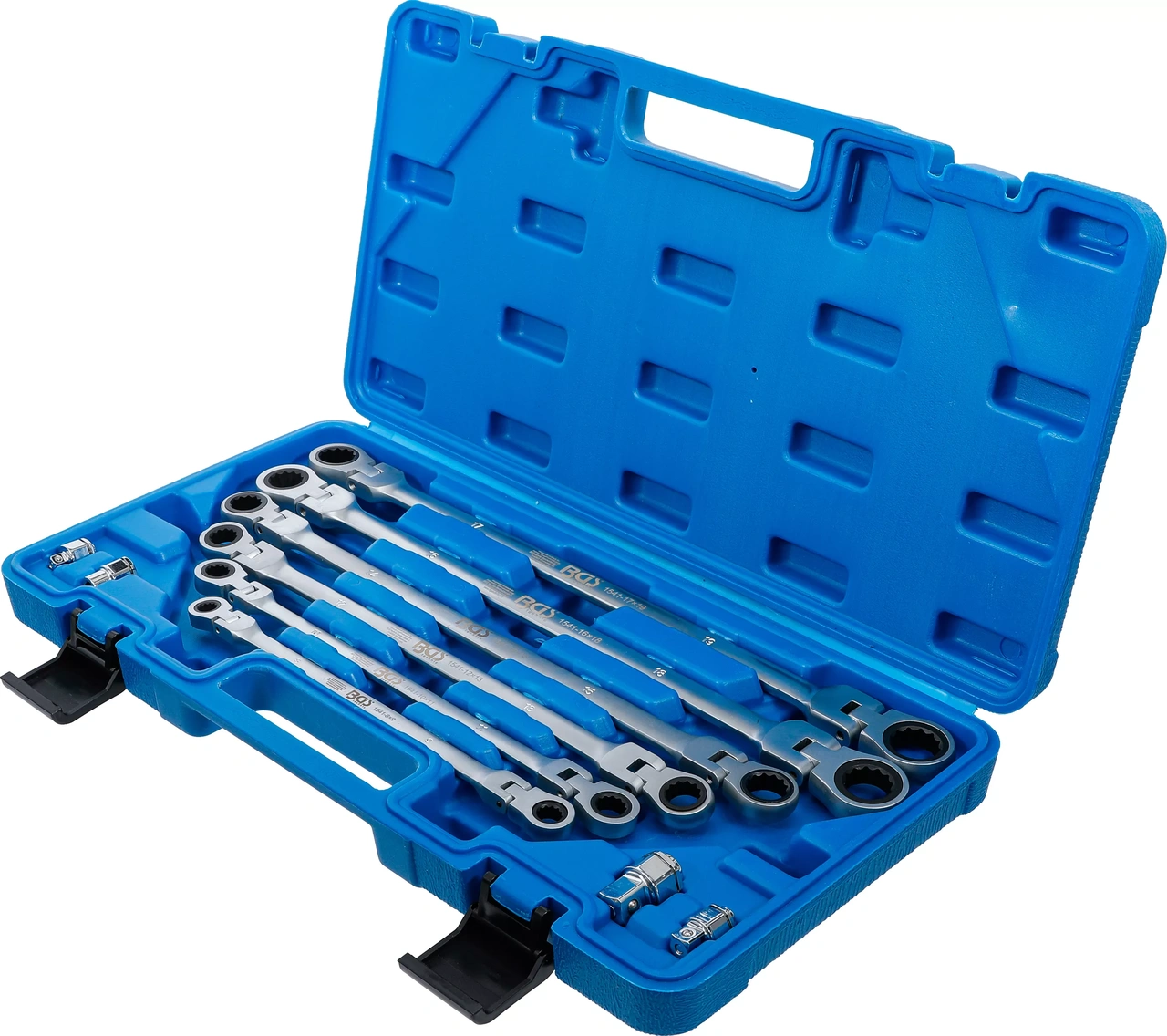 Dubbel-spärr-lednyckel-sats | 8 - 19 mm | 10 delar