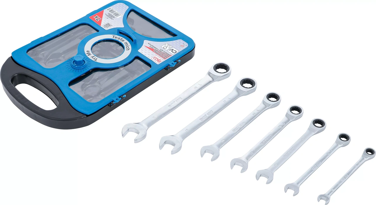 Spärring-U-nyckel-sats | 8 - 19 mm | 7 delar